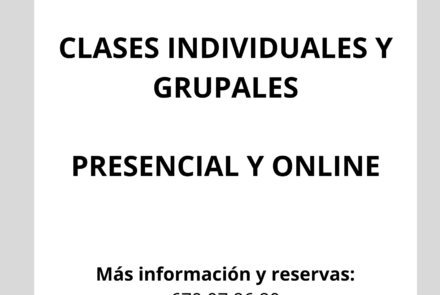 CLASES INDIVIDUALES Y GRUPALES PRESENCIAL Y ONLINE (2)